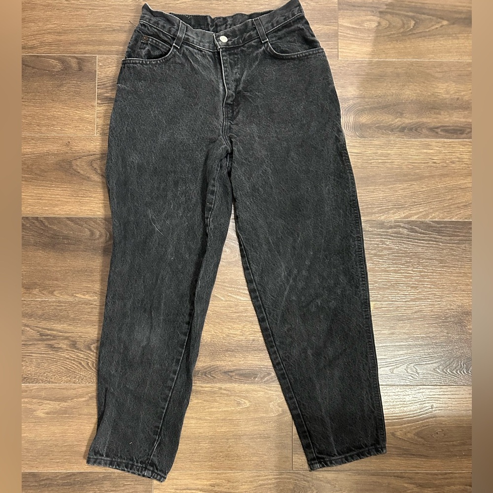 Vintage Gitano Jeans black High waist, no tag check measurements SO 80s!